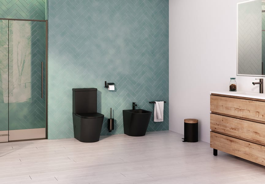 Pack inodoro compacto + bidé Venecia Fossil Natura principal 2