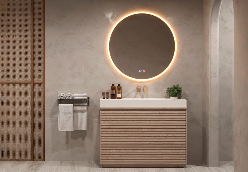 Espejo de baño con luz LED Atenas Ledimex principal 1