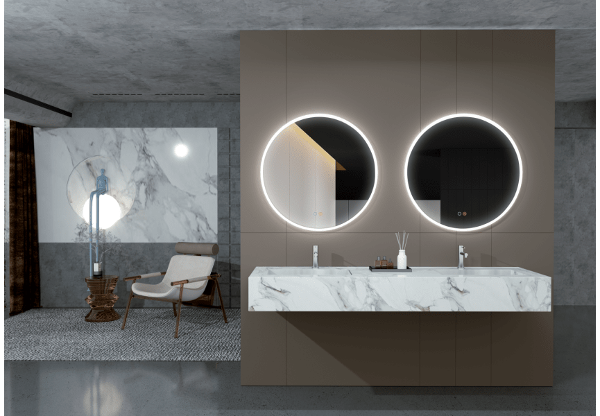 Espejo de baño con luz LED Atenas Ledimex ambiente 3