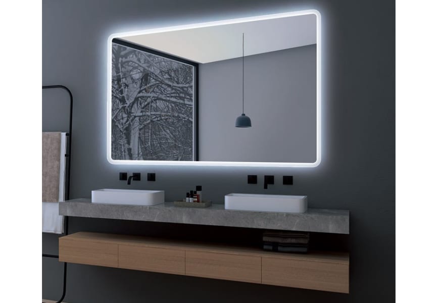 Espejo de baño con luz LED Praga Ledimex ambiente 4
