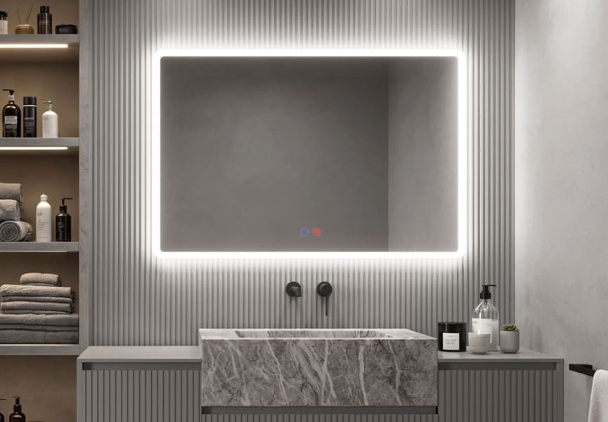 Espejo de baño con luz LED Praga Ledimex principal 1