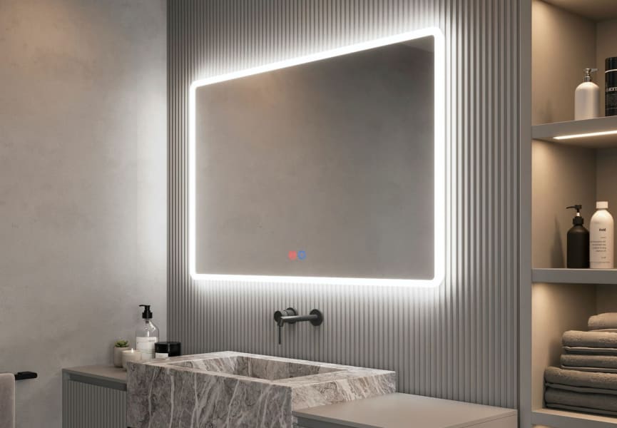 Espejo de baño con luz LED Praga Ledimex principal 0