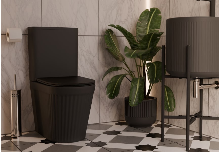 Inodoro compacto Beca Fossil Natura mate ambiente 4