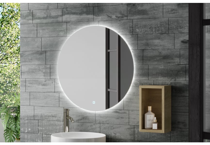 Espejo de baño con luz LED Verona Rond Coycama ambiente 2