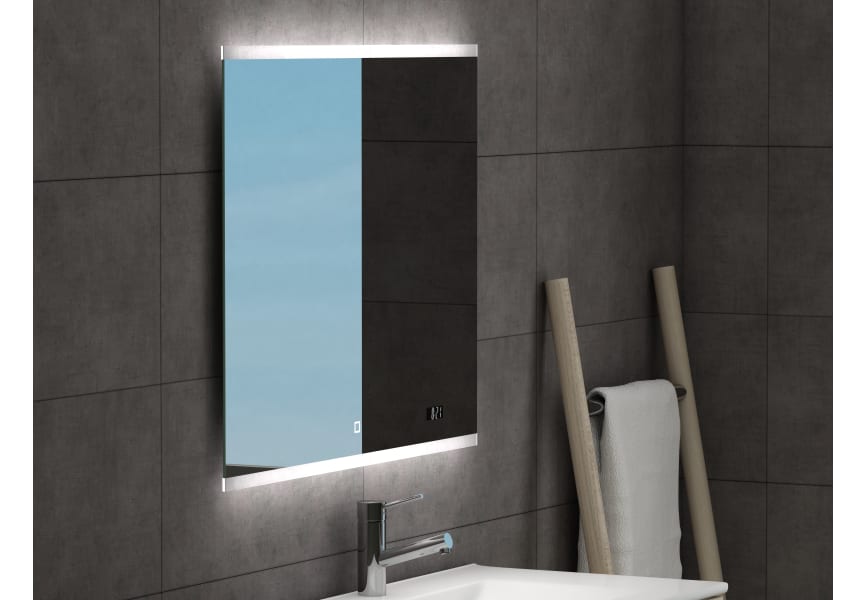 Descubre el espejo de baño SPOTY con luz ambiental y música