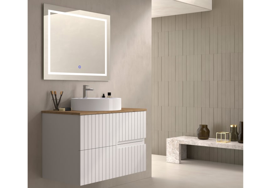 Mueble de baño con encimera de madera Ebi Bruntec colores principal 0