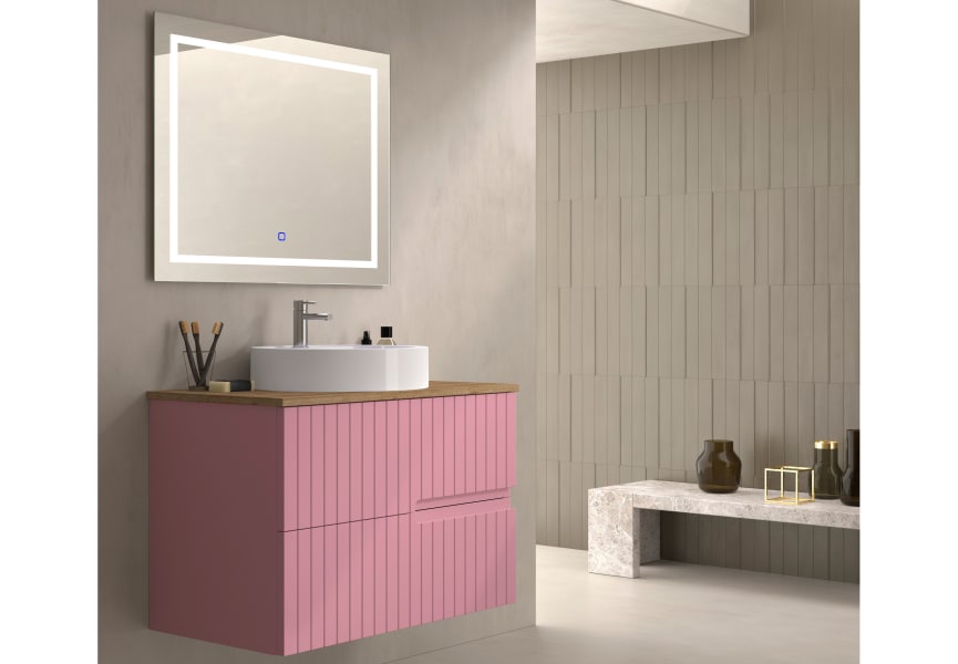 Mueble de baño con encimera de madera Ebi Bruntec colores principal 9