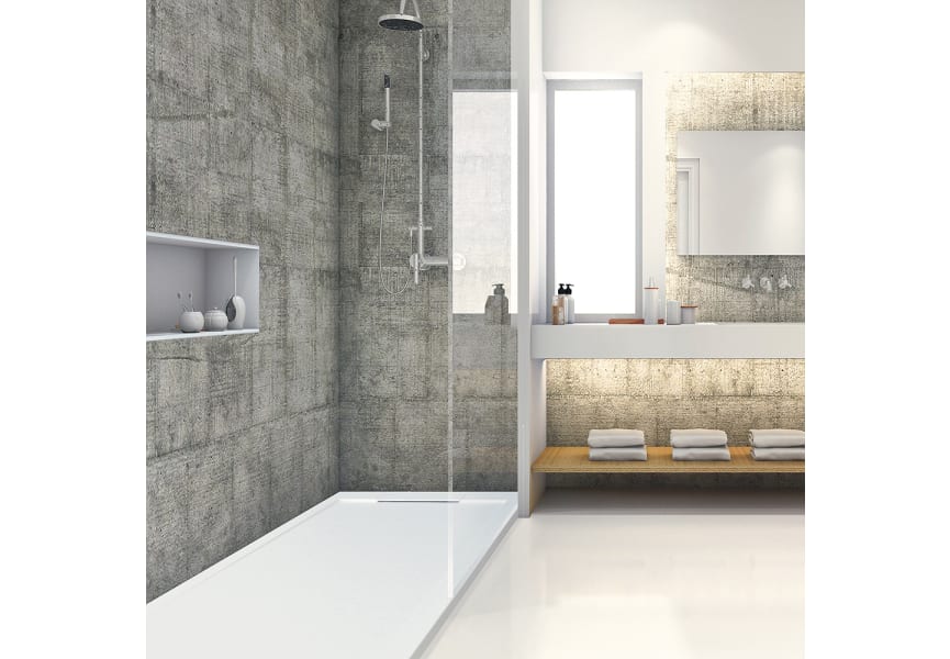 Plato de ducha Solid Stone NATURAL o SLATE de Baños 10 hasta 210 cm