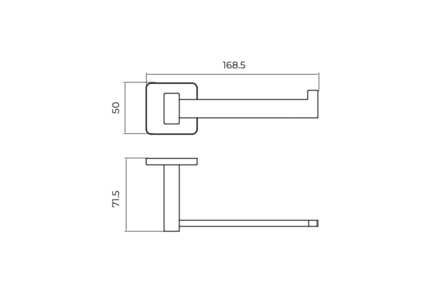 Conjunto de accesorios de baño Technic Medimex croquis 7