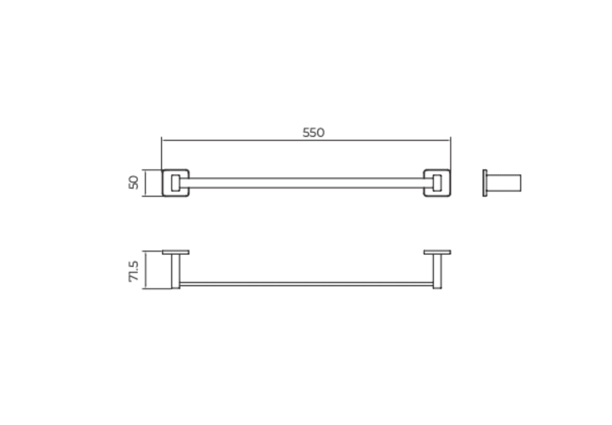 Conjunto de accesorios de baño Technic Medimex croquis 8
