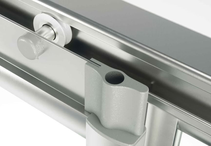Mampara de bañera Amadora Bruntec detalle 3