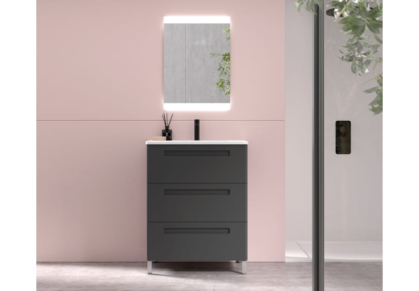 Conjunto mueble de baño de fondo reducido 39 cm Paris Avila Dos principal 1