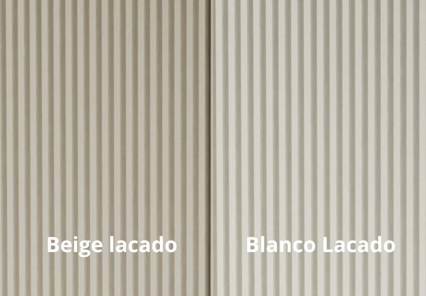 Cajonera con encimera de DMF madera lacada Alpes Bruntec detalle 4
