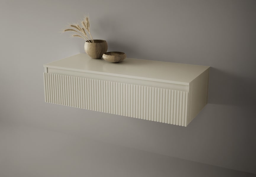 Cajonera con encimera de DMF madera lacada Alpes Bruntec principal 1
