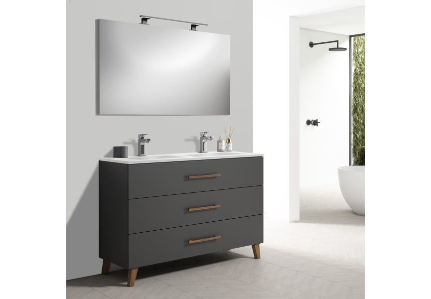 Conjunto mueble de baño Gaia Bruntec