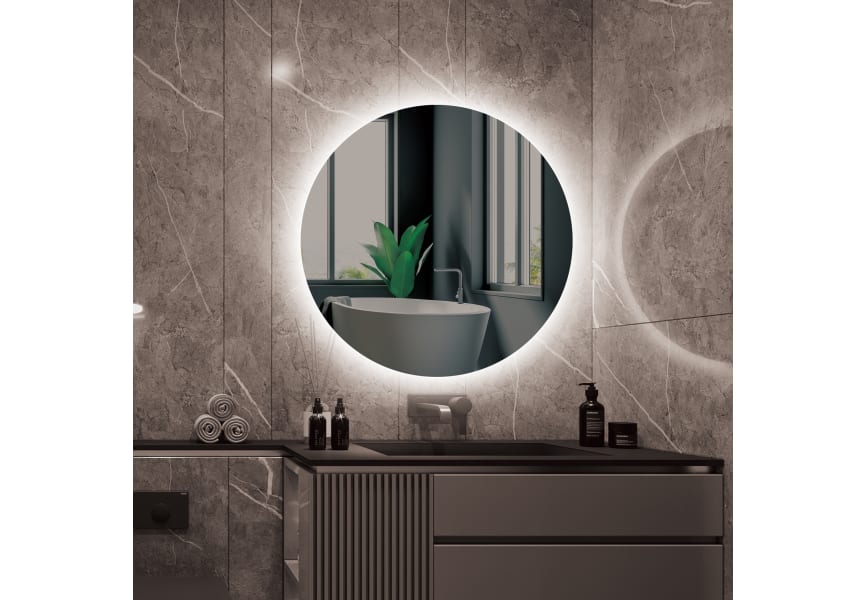 Espejo de baño con luz LED Lisboa Ledimex principal 1