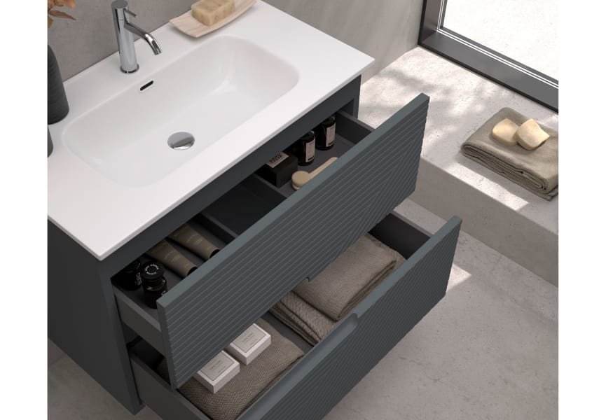 Conjunto mueble de baño Limo Bruntec colores detalle 11