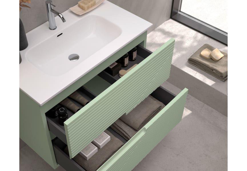 Conjunto mueble de baño Limo Bruntec colores detalle 17