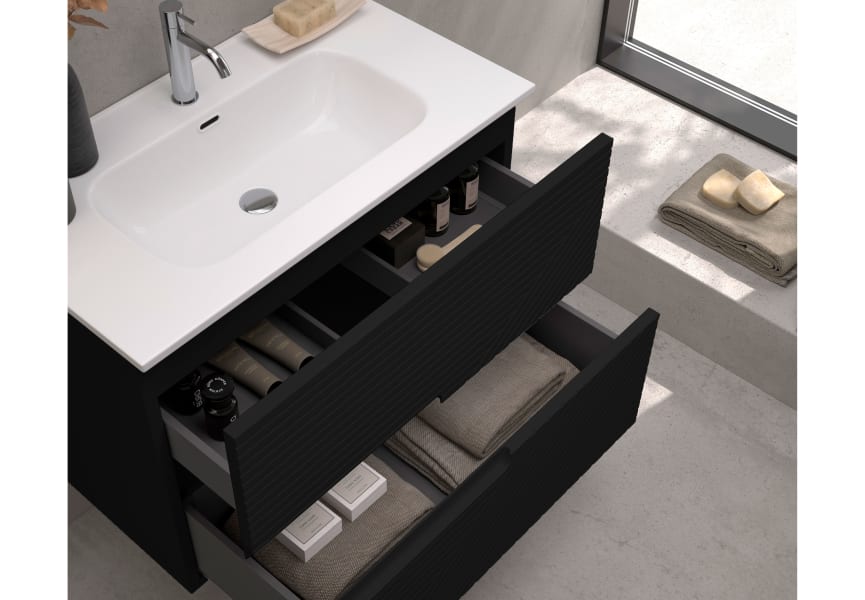 Conjunto mueble de baño Limo Bruntec colores detalle 13