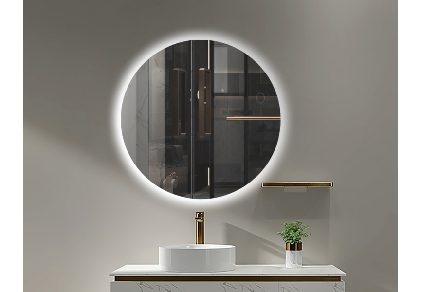 Espejo De Baño Rectangular  Espejo Decorativo Con Luz Led