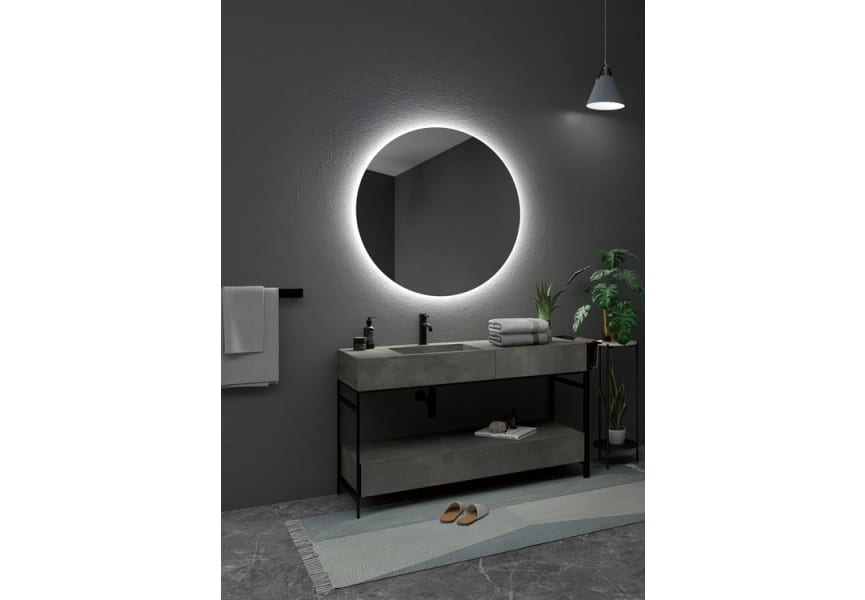 Espejo de baño con luz LED Oporto Ledimex ambiente 8