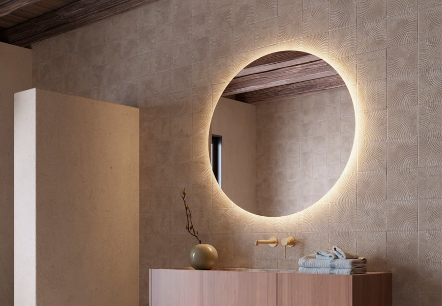 Espejo de baño con luz LED Oporto Ledimex principal 1