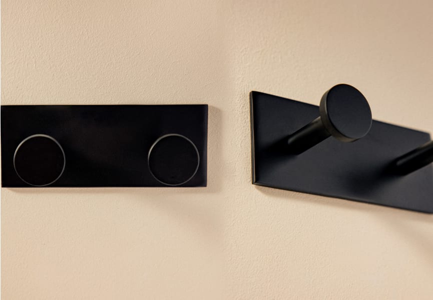 Percha doble de baño Stick Cosmic detalle 2