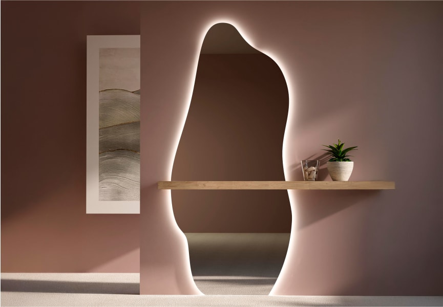 Espejo de baño con luz LED Nature de Bruntec principal 0