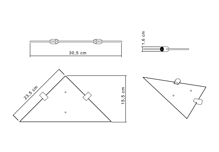 Repisa de baño Logic Cosmic croquis 4