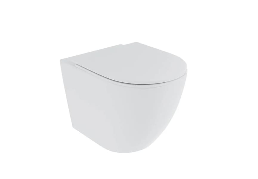 Pack inodoro + cisterna empotrada + pulsador Elba Fossil Natura blanco mate detalle 1