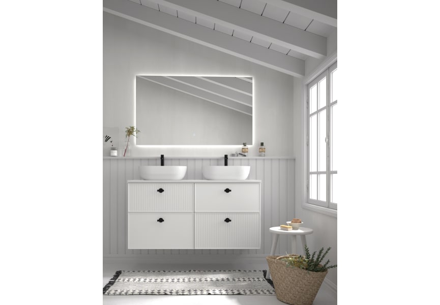 Mueble de baño con encimera de Microtec Blanca Avila Dos principal 1