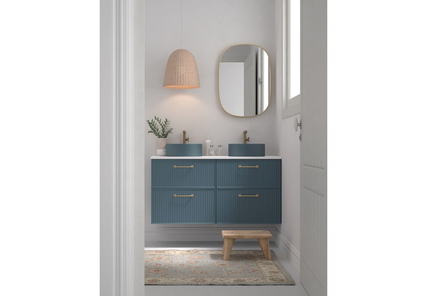 Mueble de baño con encimera de Microtec Blanca Avila Dos principal 0