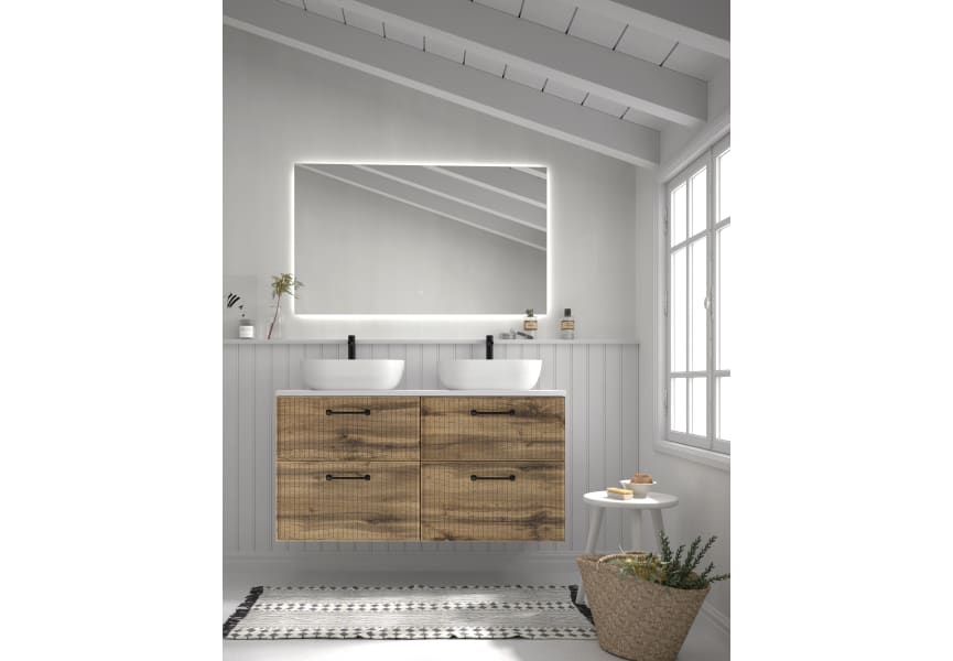 Mueble de baño con encimera de Microtec Blanca Avila Dos principal 3