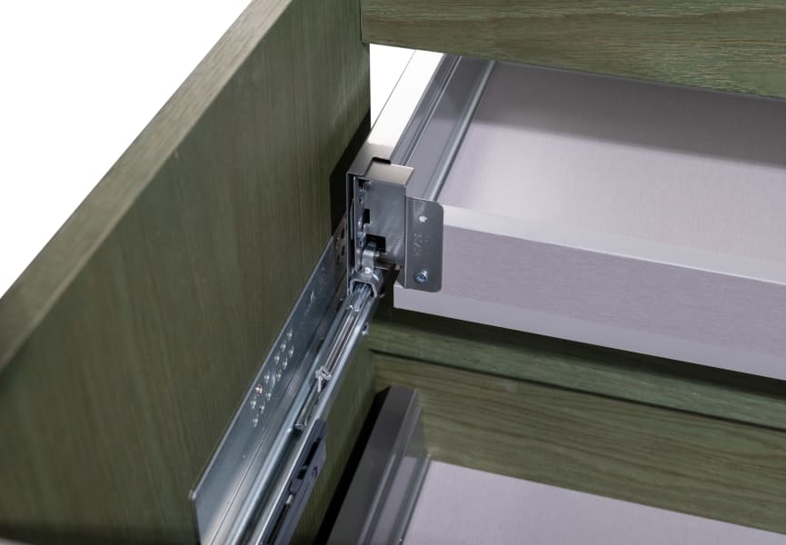 Conjunto de mueble de baño pequeño Nivo Bruntec 2 cajones suspendido detalle 10