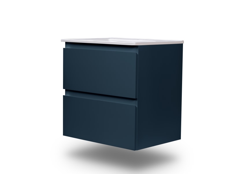 Conjunto de mueble de baño pequeño Nivo Bruntec 2 cajones suspendido principal 6