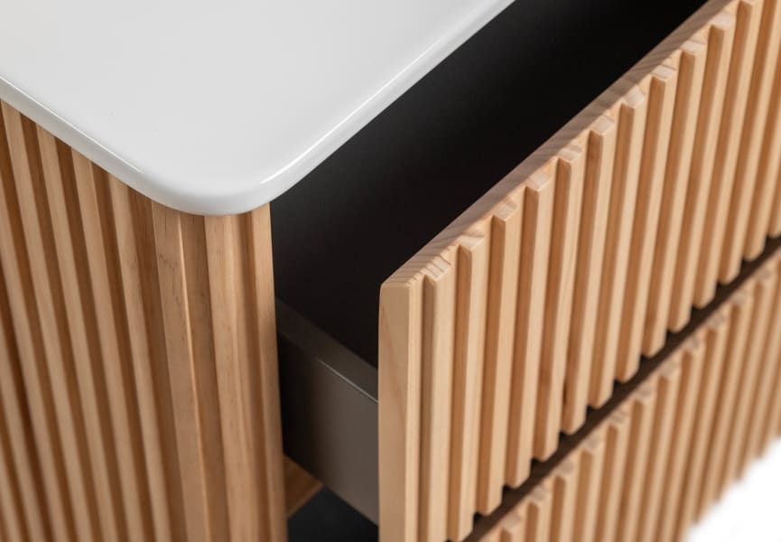 Conjunto mueble de baño con lavabo encastrado Baviera Bruntec detalle 3