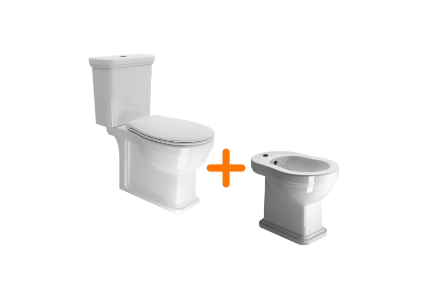 Pack inodoro + bidé Classic de Bruntec principal 1