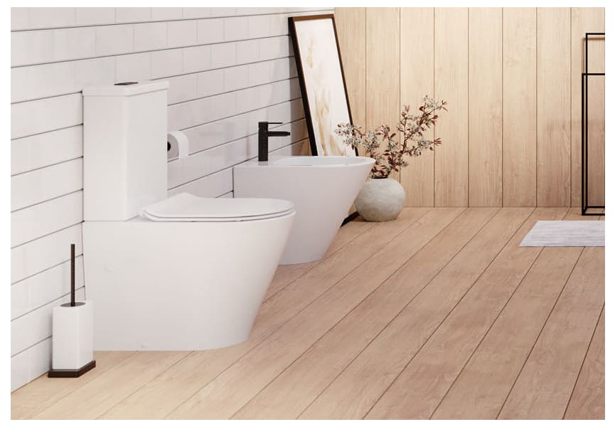 Pack inodoro compacto + bidé Bolonia Fossil Natura ambiente 6