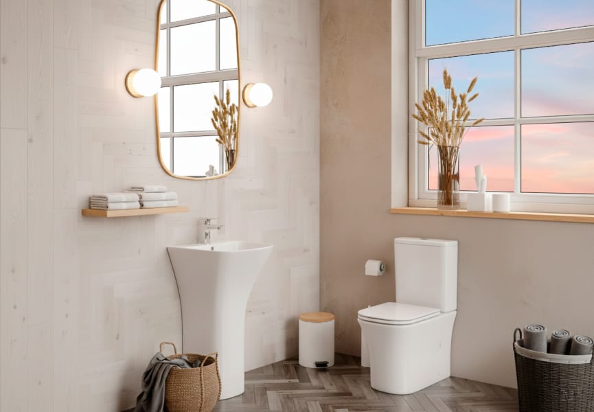 Inodoro compacto Koa Fossil Natura ambiente 3