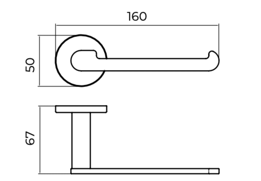 Conjunto de accesorios de baño Practic Medimex croquis 9