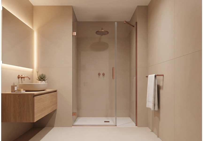 Mampara de ducha Capri 100A Bruntec principal 4