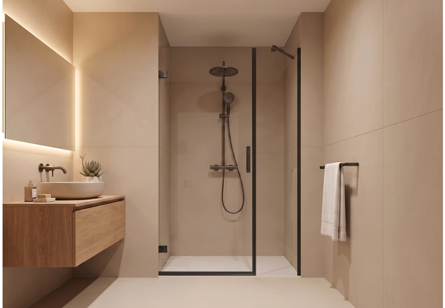 Mampara de ducha Capri 100A Bruntec principal 1