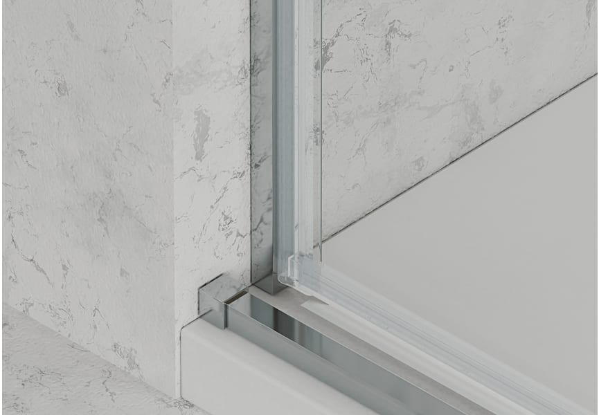 Mampara de ducha angular corredera Aria Bruntec detalle 10