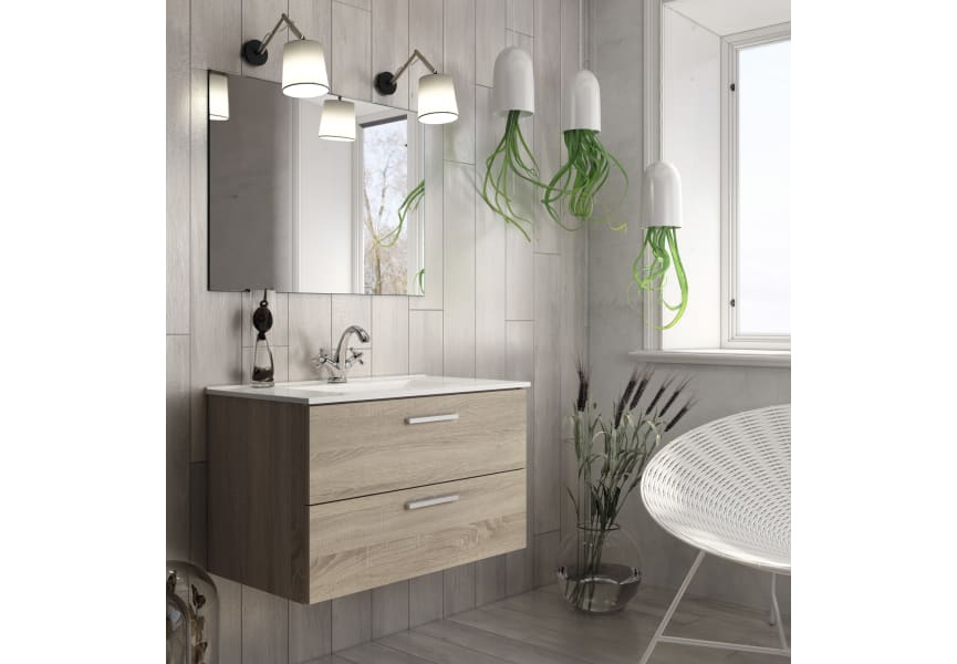 Conjunto mueble de baño Gaia Bruntec