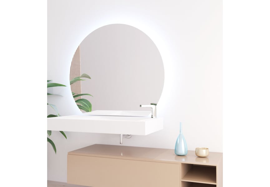 Espejo de baño con luz LED Zoni Bruntec Principal 1