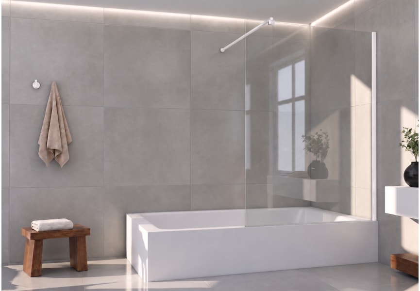 Mampara de bañera a medida Alhena Bruntec principal 1