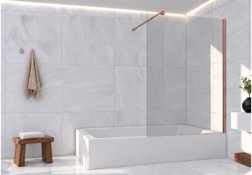 Mampara de bañera a medida Alhena Bruntec principal 4