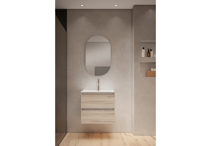 Conjunto mueble de baño fondo reducido 39.5 cm Box Viso Bath principal 2