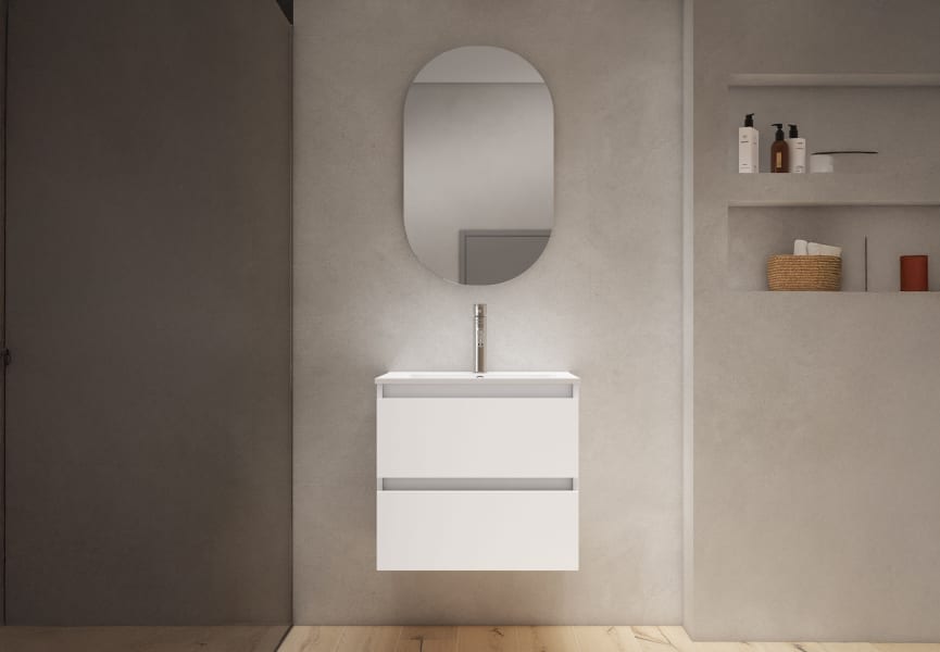 Conjunto mueble de baño fondo reducido 40 cm Nido Viso principal 1