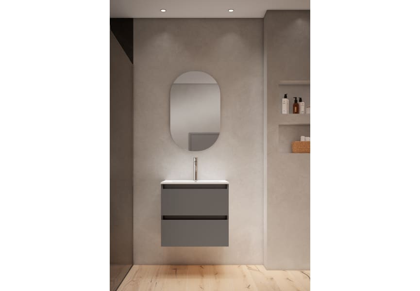 Conjunto mueble de baño fondo reducido 39.5 cm Box Viso Bath principal 4